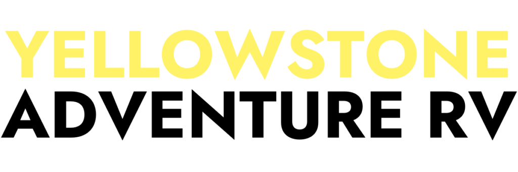 Yellowstone" is written in large, bold, yellow capital letters on a transparent background.